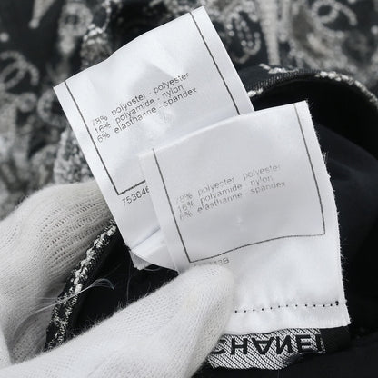 Chanel 2006 Setup Suit Camisole Top Skirt Black #34