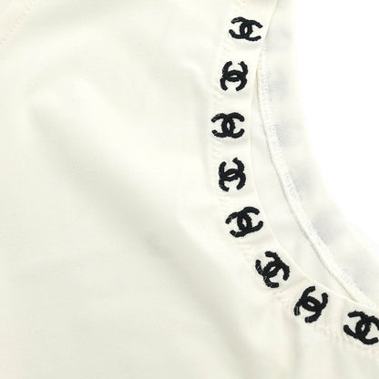 Chanel 1997 Cropped Sleeveless Top White #38