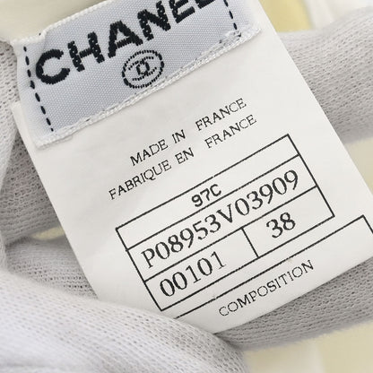 Chanel 1997 Cropped Sleeveless Top White #38