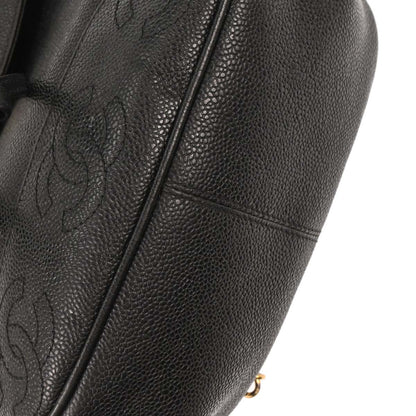 Chanel Black Caviar Triple CC Backpack