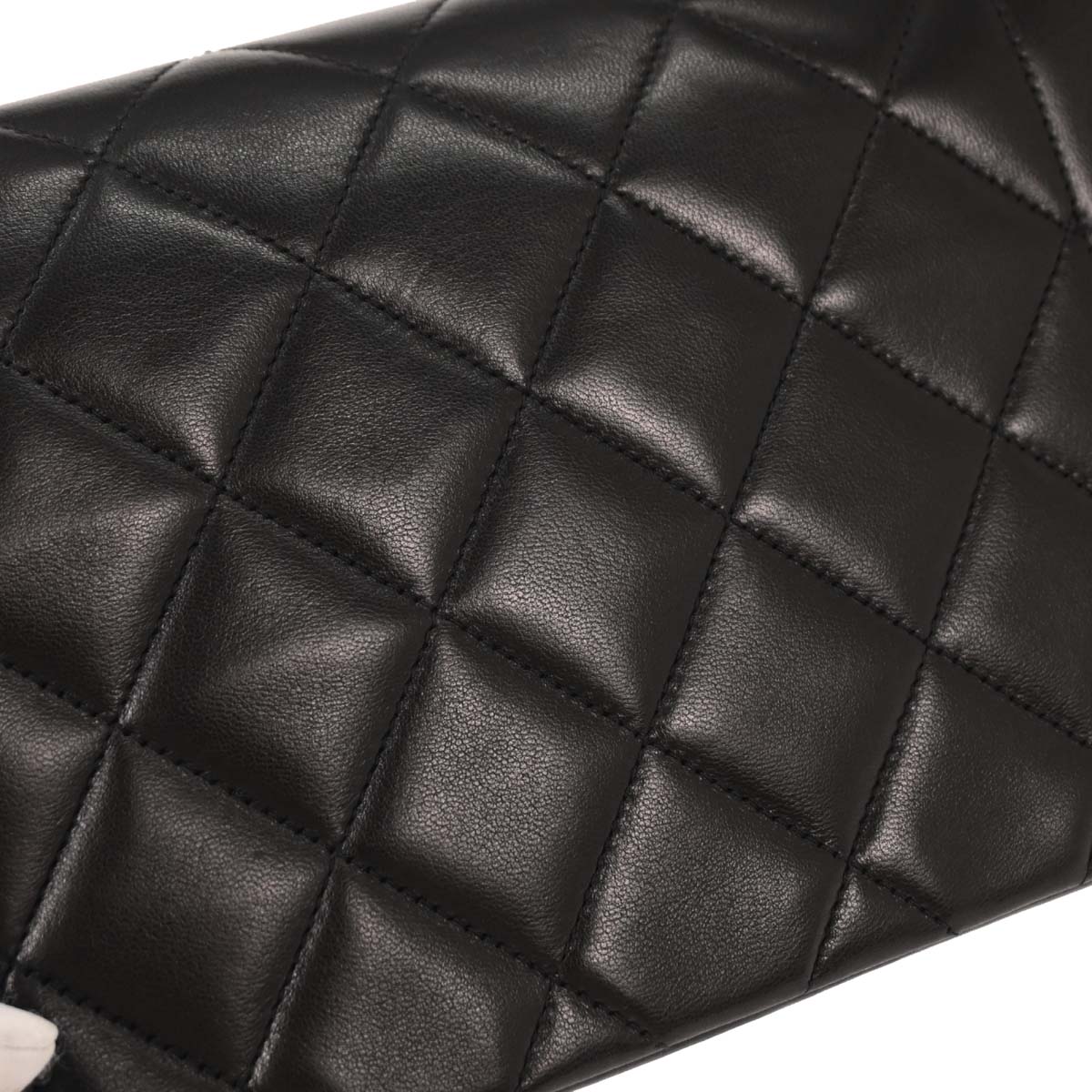 Chanel 1991-1994 Black Lambskin Small Diana Shoulder Bag