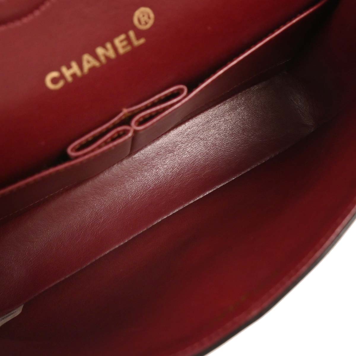 Chanel 1994-1996 Black Lambskin Medium Classic Double Flap Shoulder Bag
