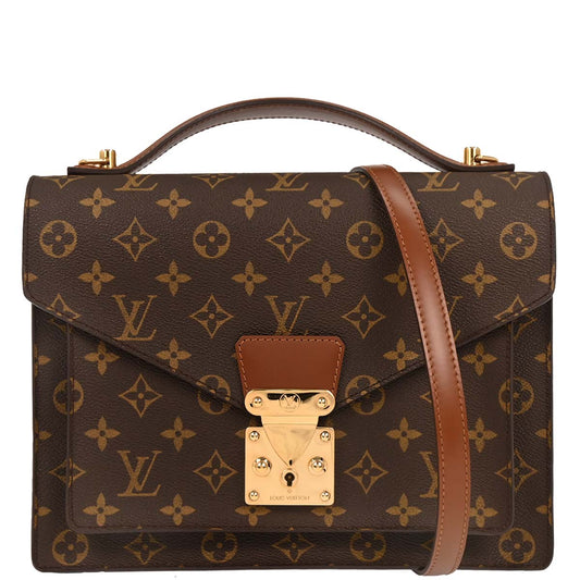 Louis Vuitton 2004 Monogram Monceau 28 Business Handbag M51185
