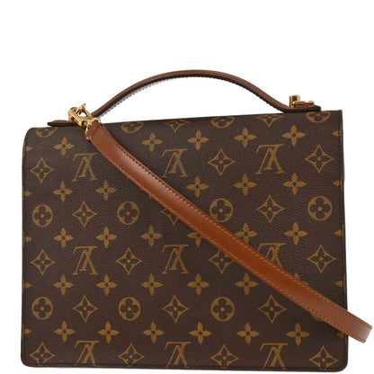 Louis Vuitton 2004 Monogram Monceau 28 Business Handbag M51185