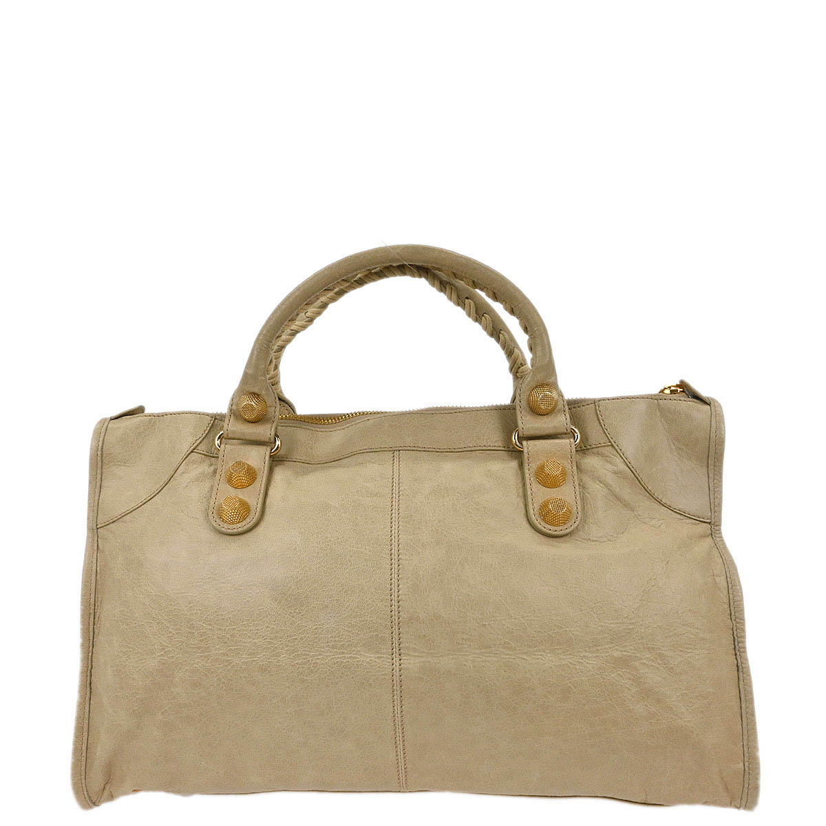 Balenciaga Beige The Work Handbag