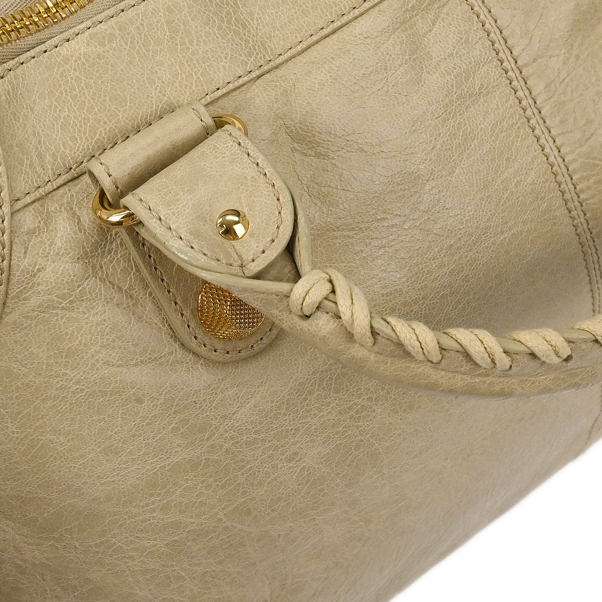 Balenciaga Beige The Work Handbag