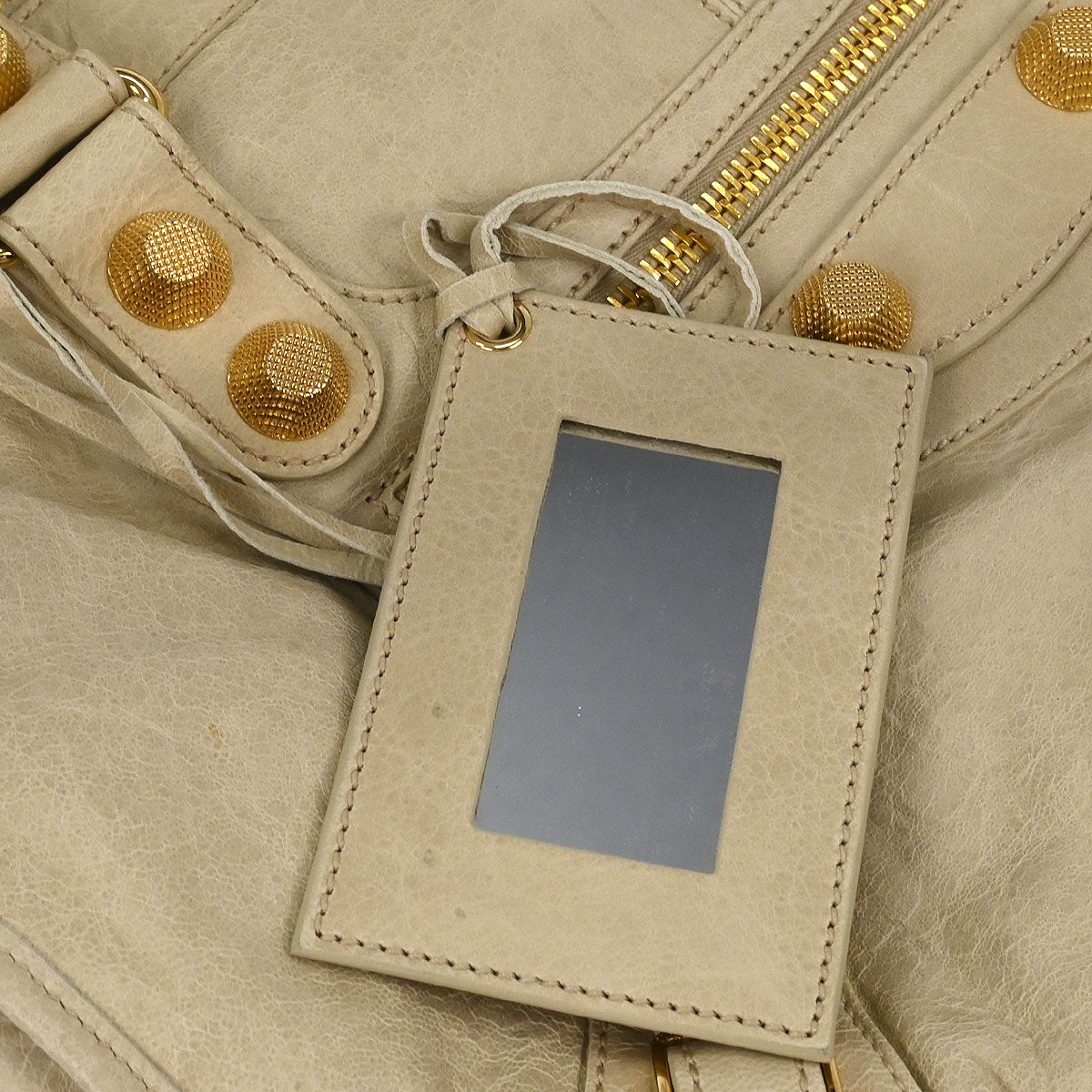 Balenciaga Beige The Work Handbag