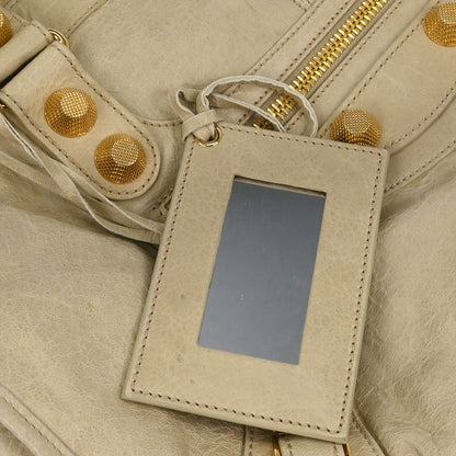 Balenciaga Beige The Work Handbag