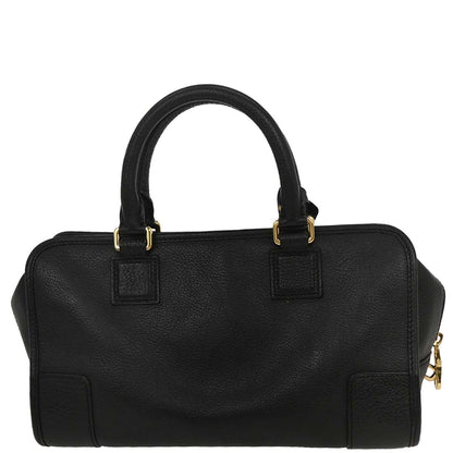 Loewe Black Leather Amazona 28 Handbag