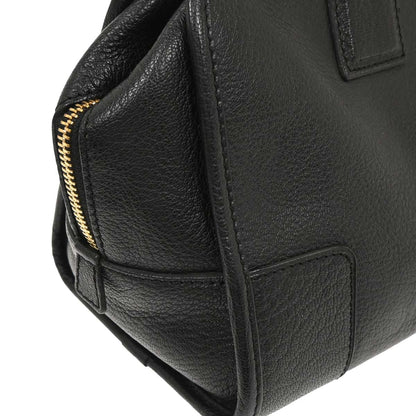 Loewe Black Leather Amazona 28 Handbag