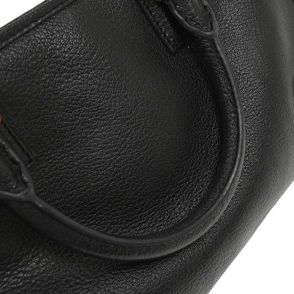 Loewe Black Leather Amazona 28 Handbag