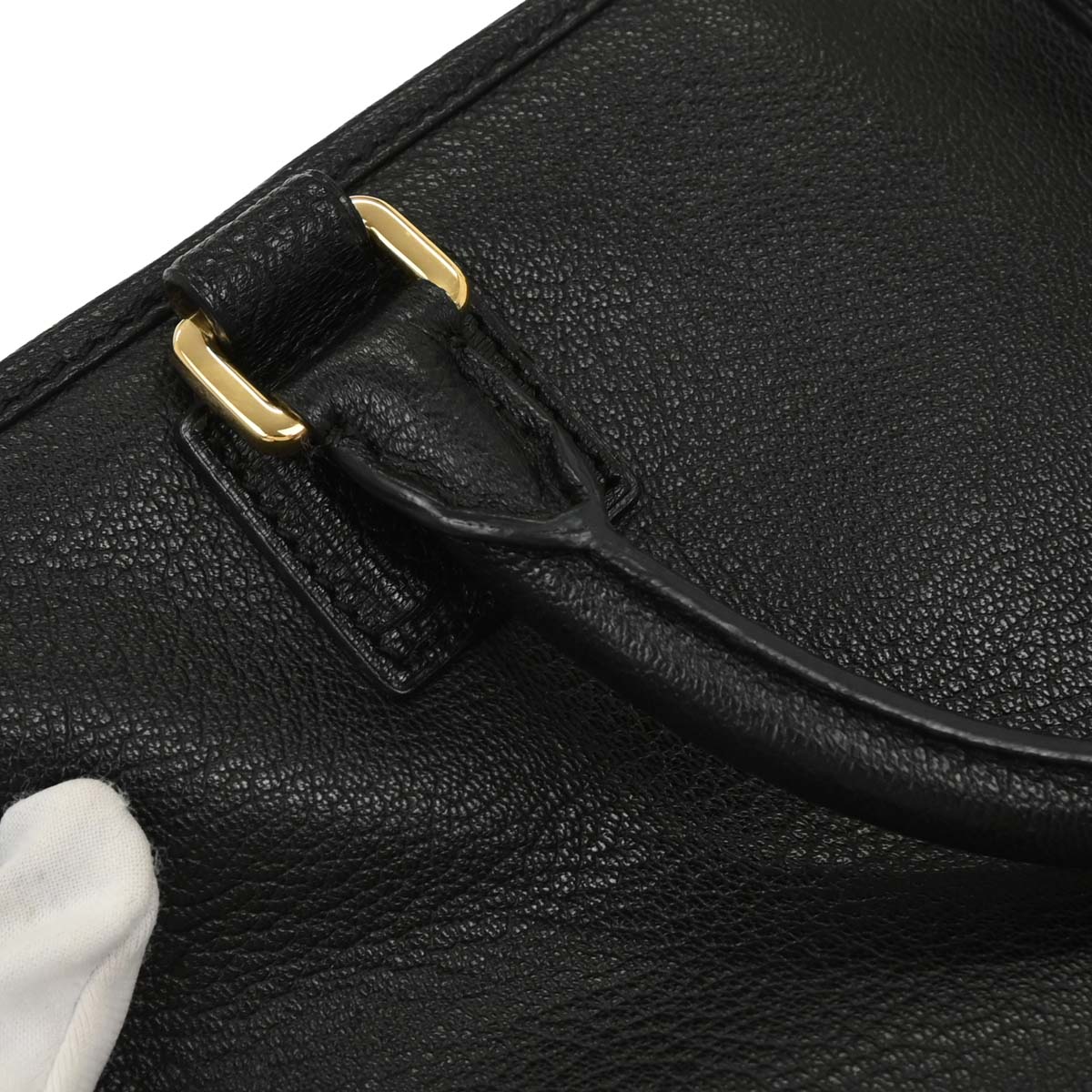 Loewe Black Leather Amazona 28 Handbag