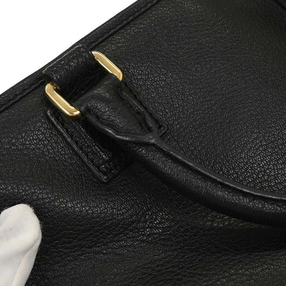 Loewe Black Leather Amazona 28 Handbag