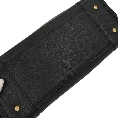 Loewe Black Leather Amazona 28 Handbag