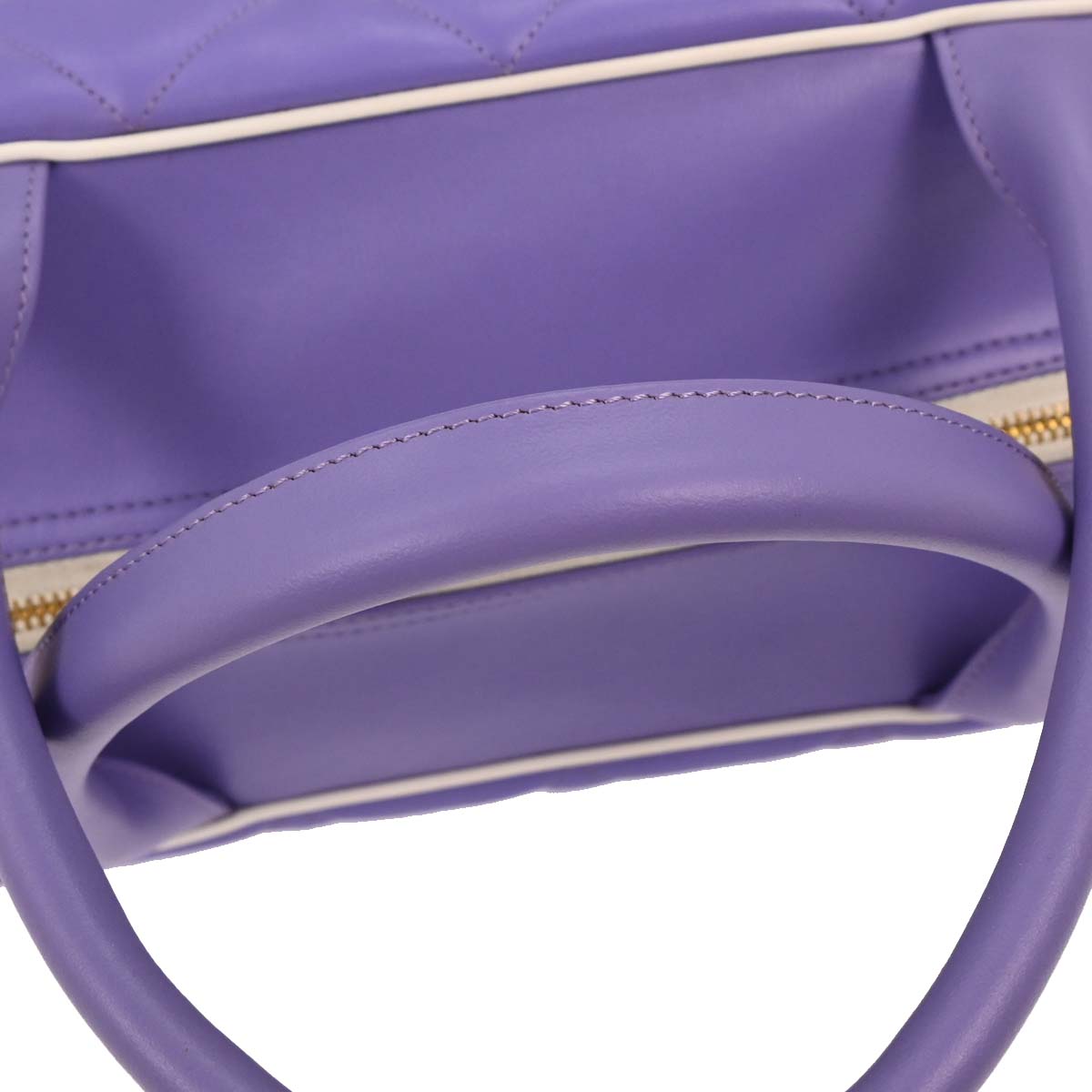 Chanel Purple Calfskin Bowling Bag