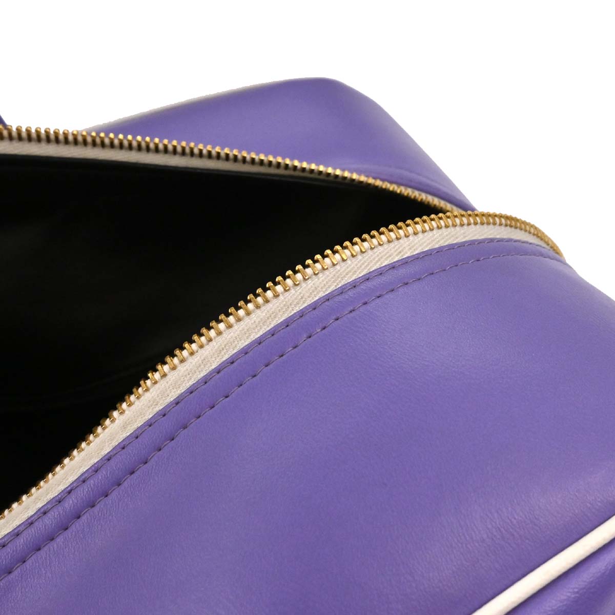 Chanel Purple Calfskin Bowling Bag