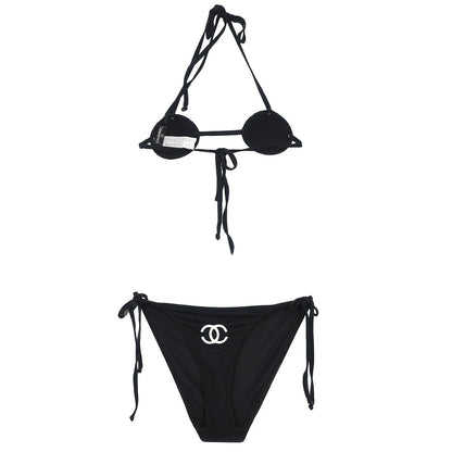Chanel 1996 Swimwear Swimsuit Black #38