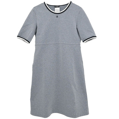 Chanel 1998 Short Sleeve Dress Gray #42