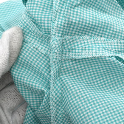 Chanel Setup Top Shirt Short Pants Light Blue