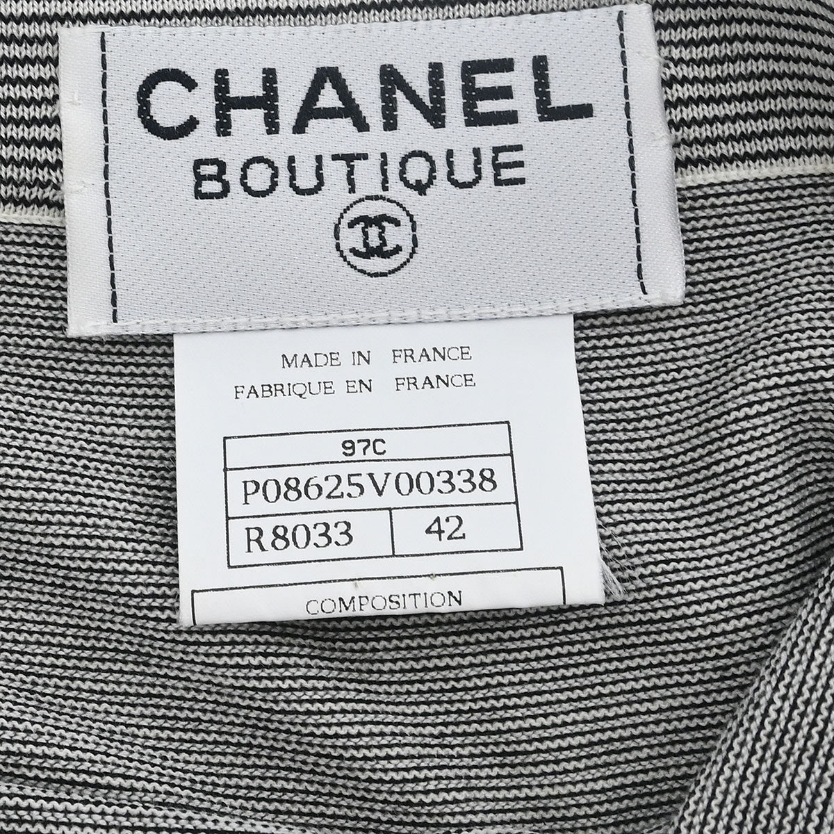 Chanel 1997 Dress Black White #42