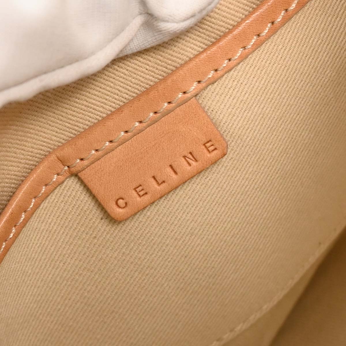 Celine Gray Suede Macadam Handbag