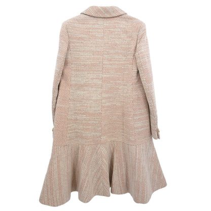 Chanel 2001 Single Breasted Coat Pink #38