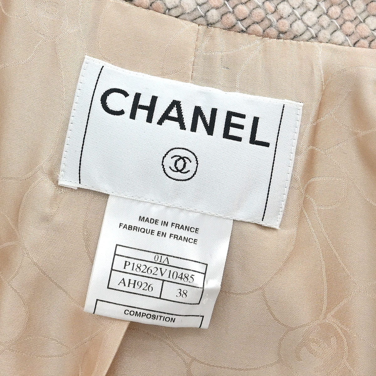 Chanel 2001 Single Breasted Coat Pink #38