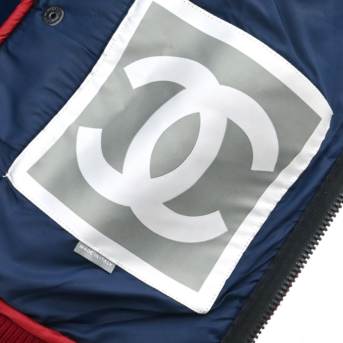 Chanel Sport Line Zip Up Jacket Off-white