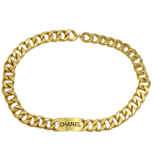 Chanel Gold Chain Belt Small Good