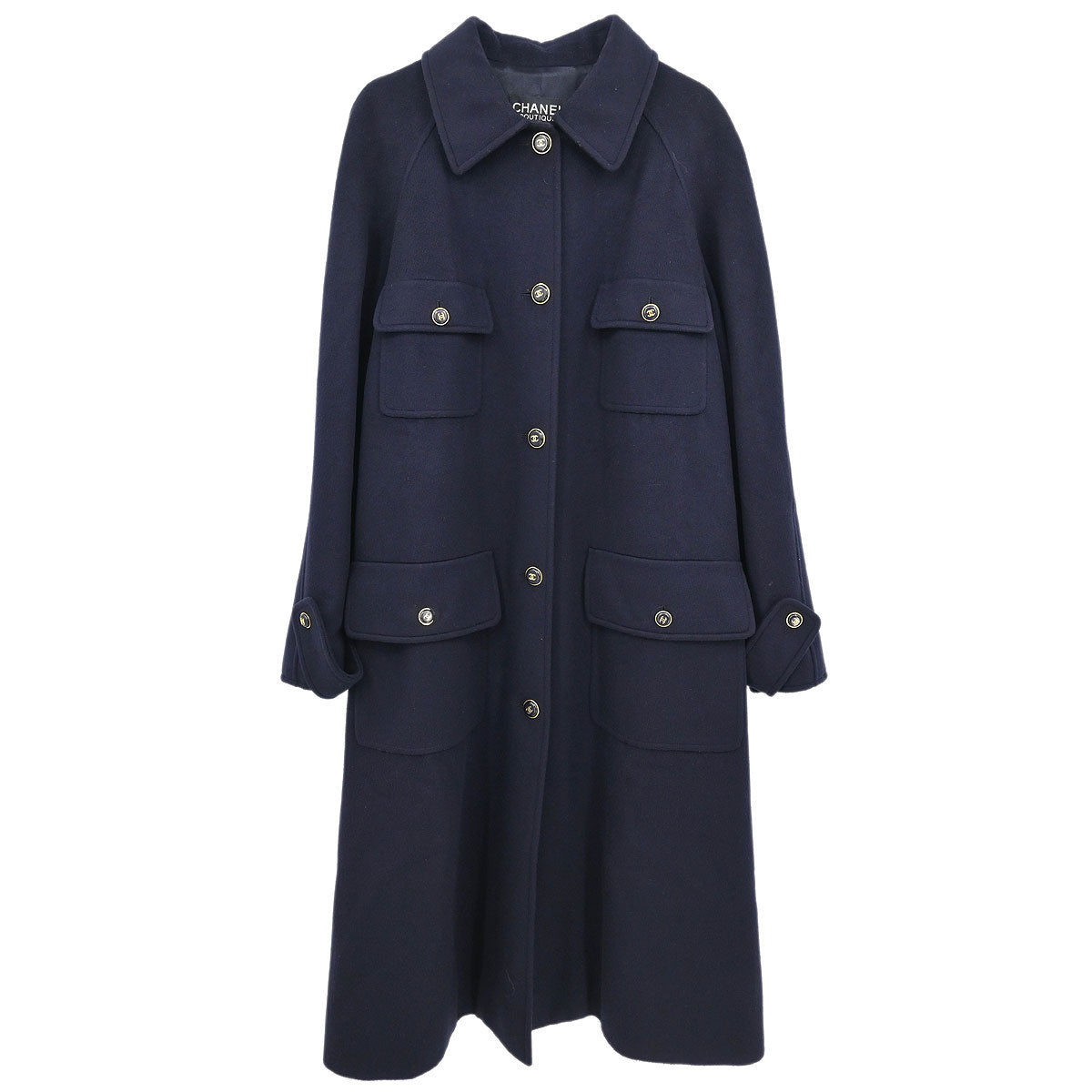 Chanel 1995 Coat Black #40