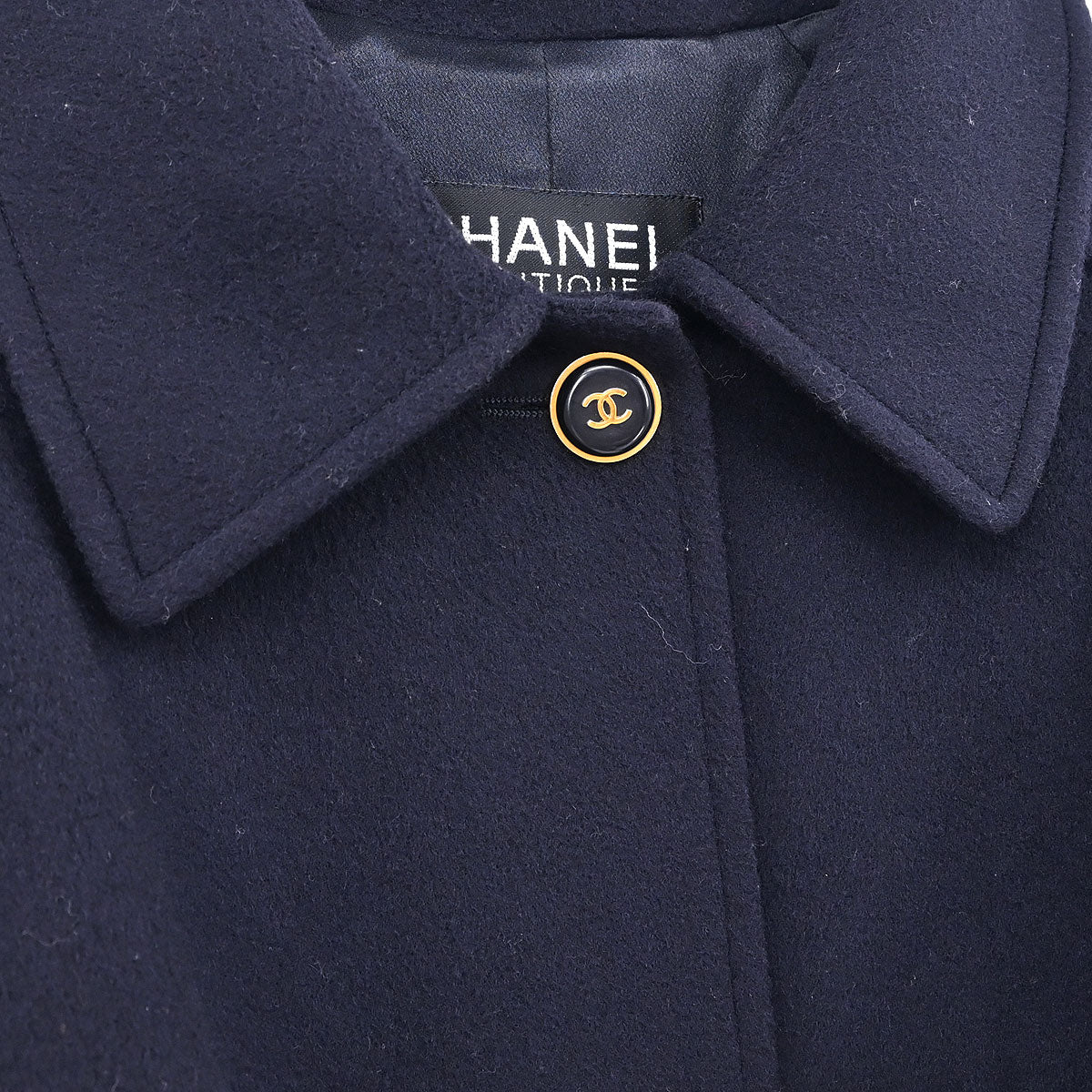 Chanel 1995 Coat Black #40