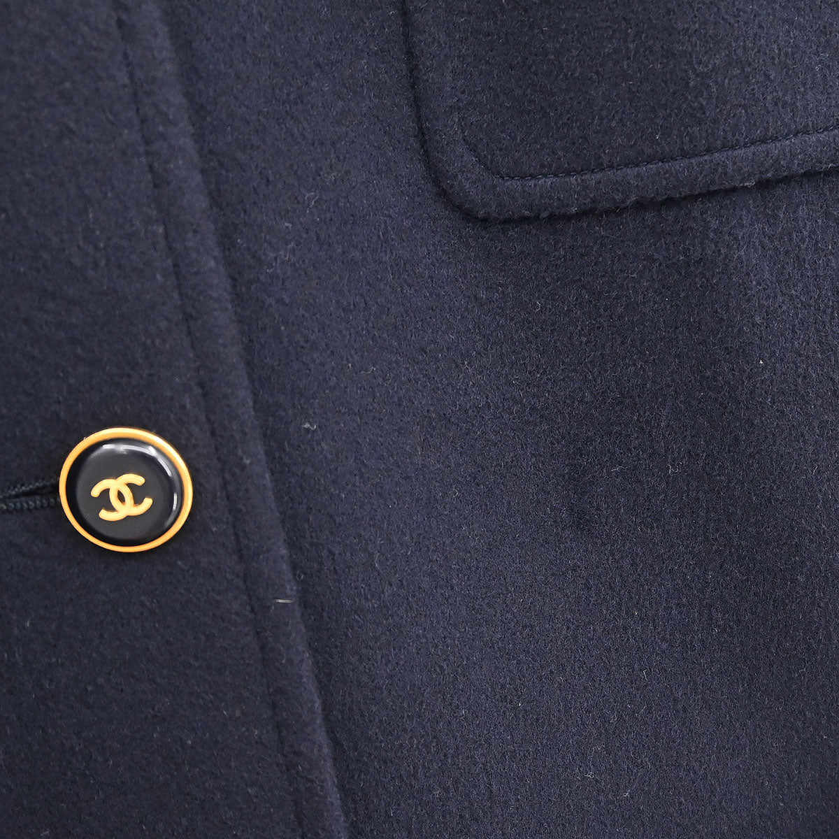 Chanel 1995 Coat Black #40