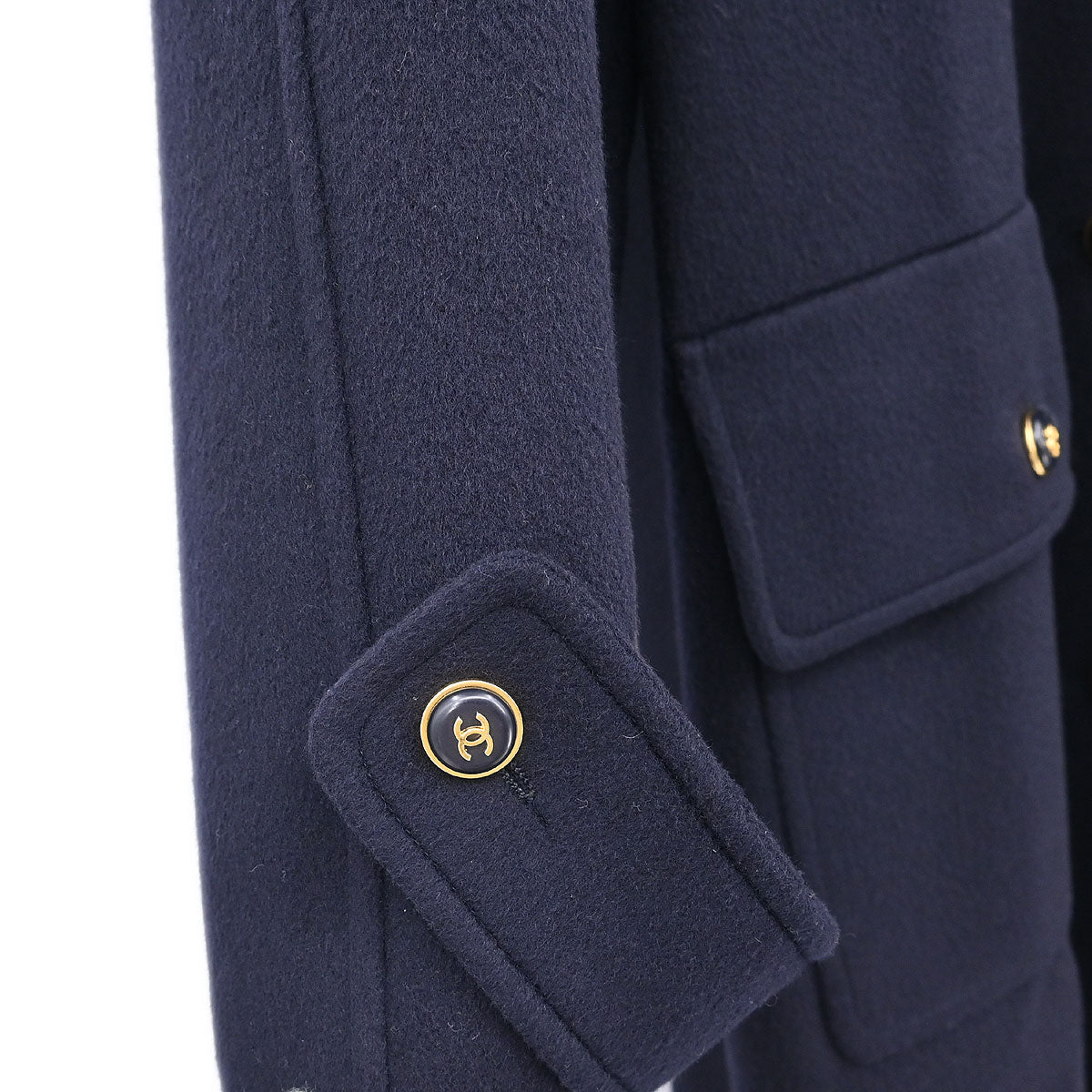 Chanel 1995 Coat Black #40