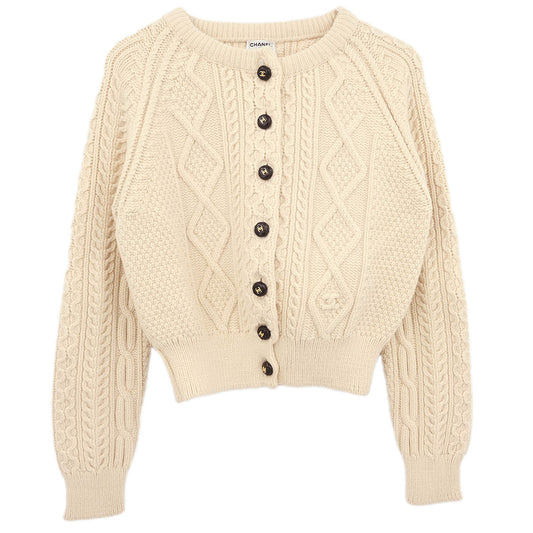 Chanel Cardigan Fisherman Off-white