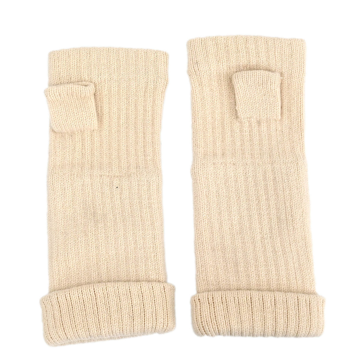 Chanel Gloves Sport Line White Cashmere