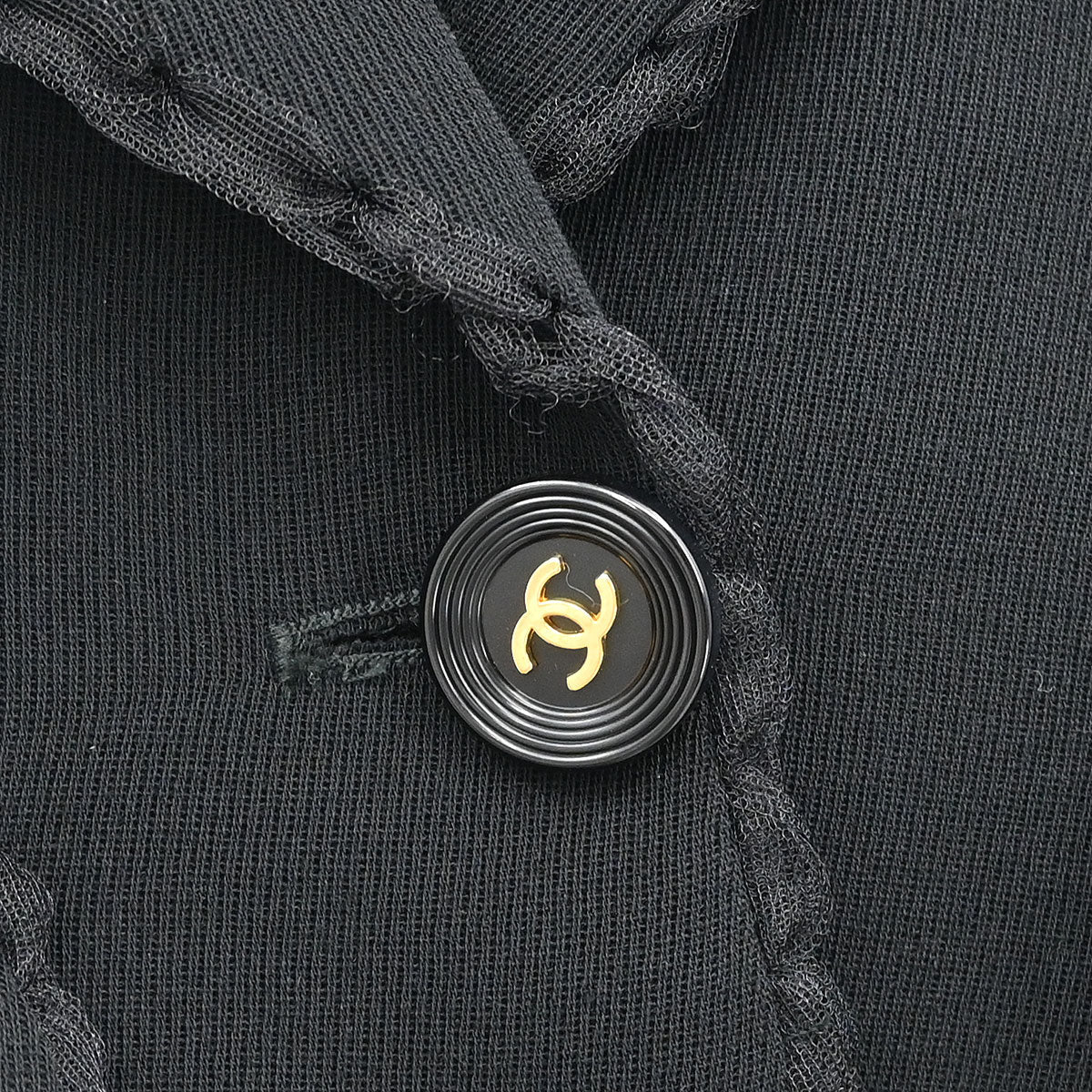 Chanel 1995 Setup Jacket Pants Black #38