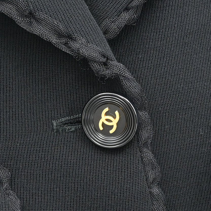 Chanel 1995 Setup Jacket Pants Black #38