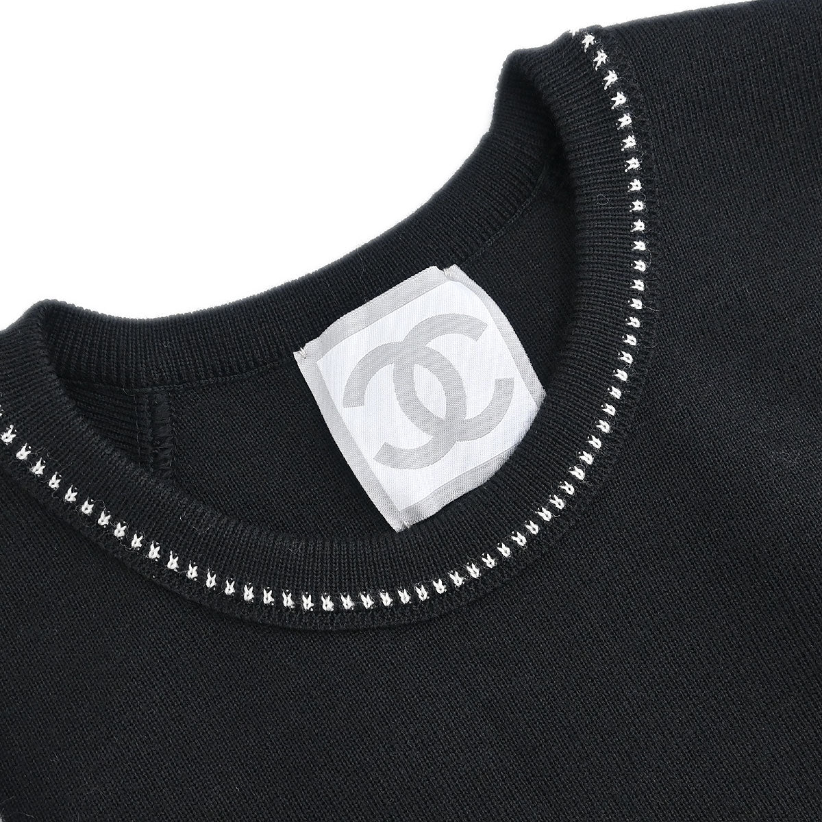Chanel 2003 Sport Line Sleeveless Tank Top Black #42