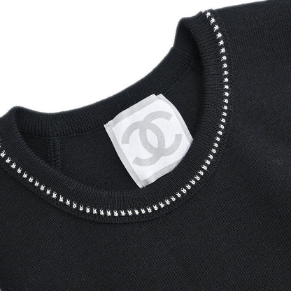 Chanel 2003 Sport Line Sleeveless Tank Top Black #42