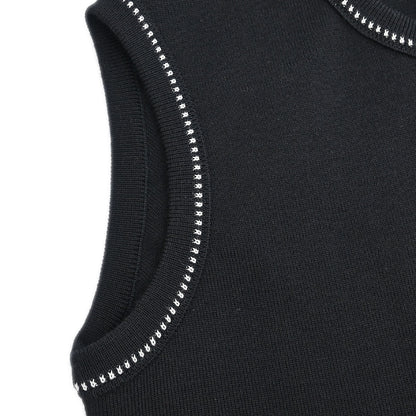 Chanel 2003 Sport Line Sleeveless Tank Top Black #42