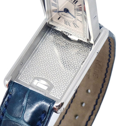 Cartier * Tank Basculante SM Ref.2386 Quartz Watch SS