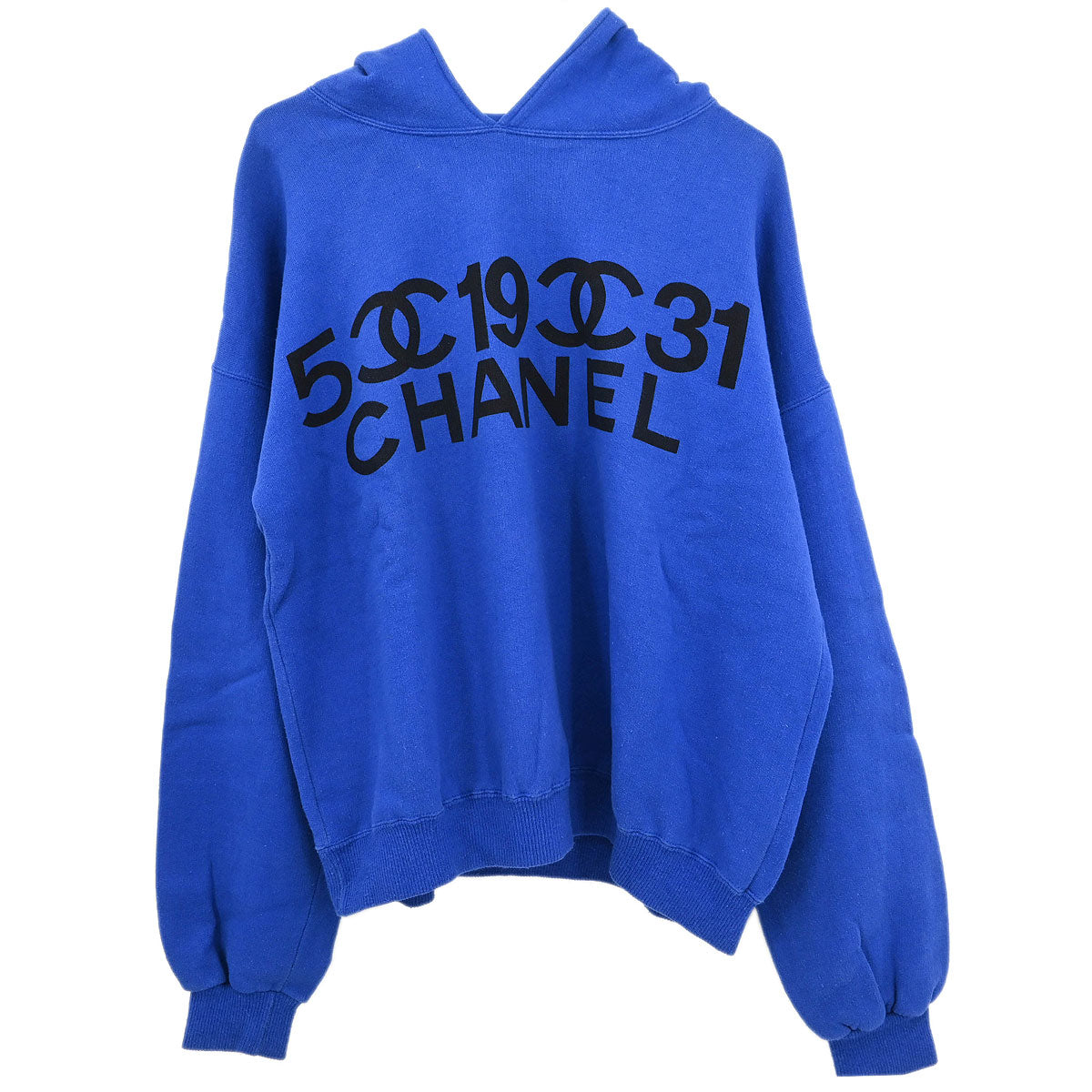 Chanel Hoodie Top Blue #M