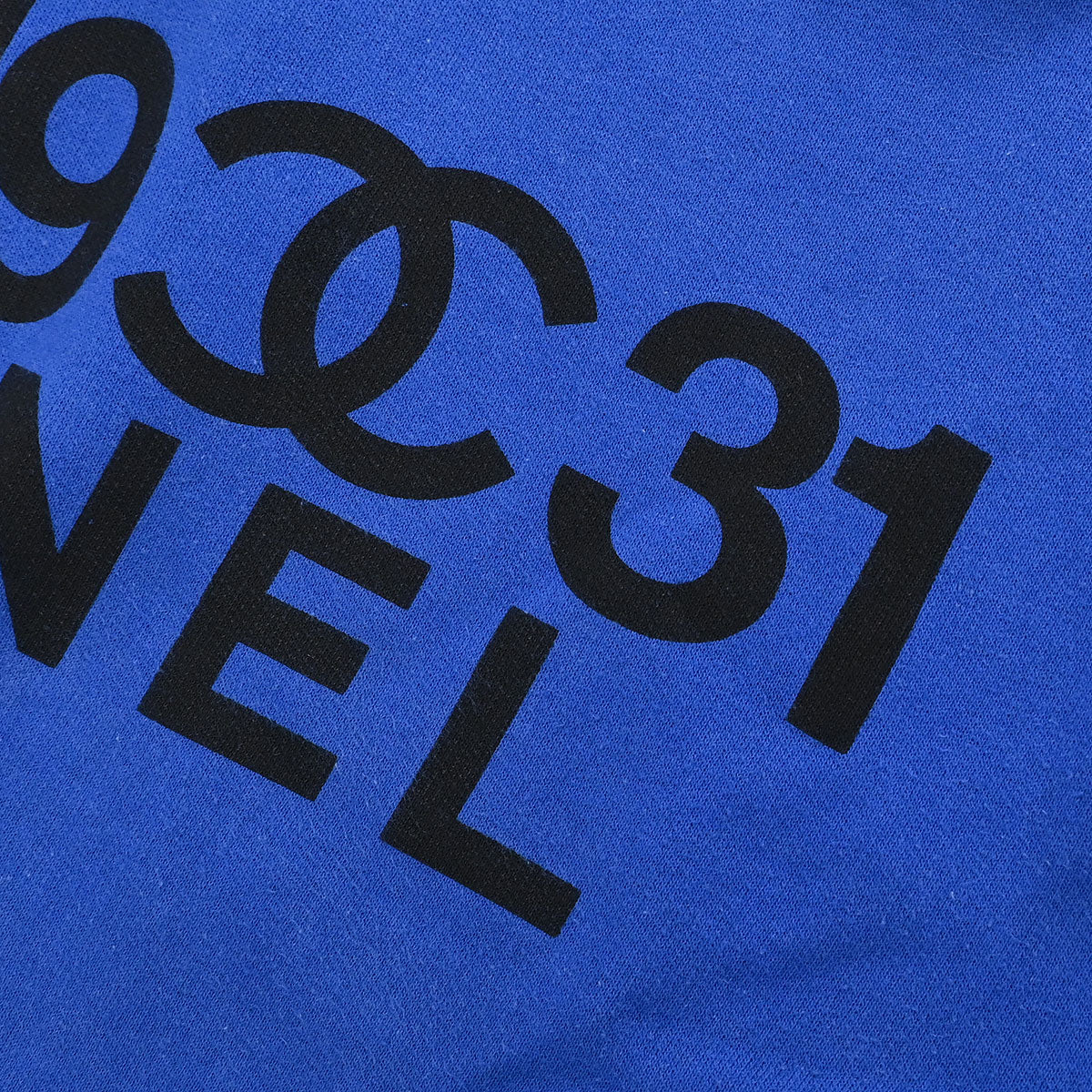 Chanel Hoodie Top Blue #M