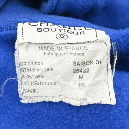 Chanel Hoodie Top Blue #M
