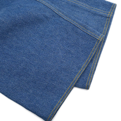 Chanel Long Denim Pants Blue #38