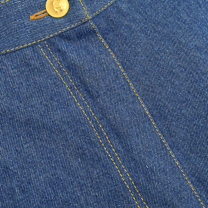 Chanel Long Denim Pants Blue #38