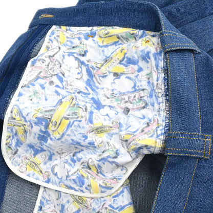 Chanel Long Denim Pants Blue #38