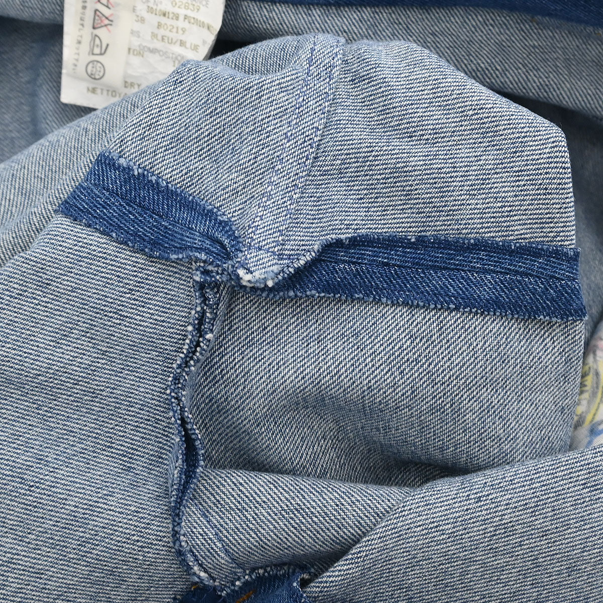 Chanel Long Denim Pants Blue #38