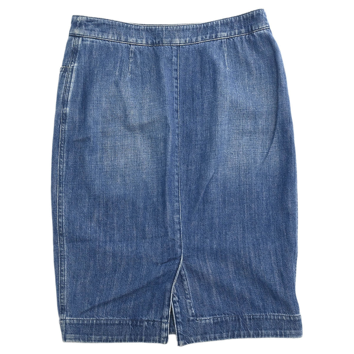 Chanel 2008 Denim Skirt Blue #36