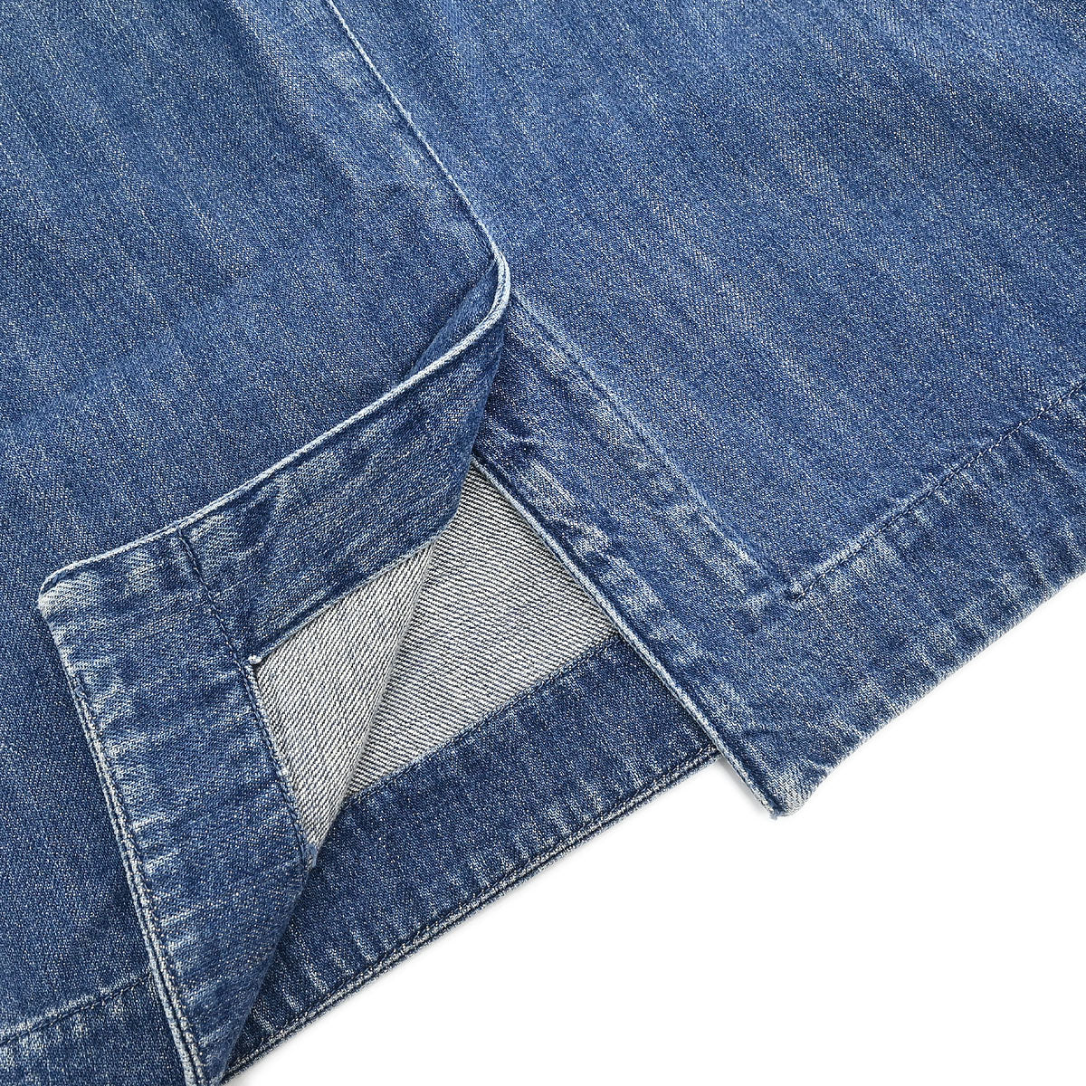 Chanel 2008 Denim Skirt Blue #36